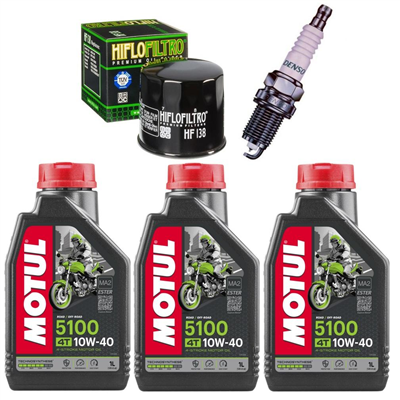 SUZUKI LT-A 750 X / XP KINGQUAD 2008-2014 olej + filtr HF138 + świeca-55638