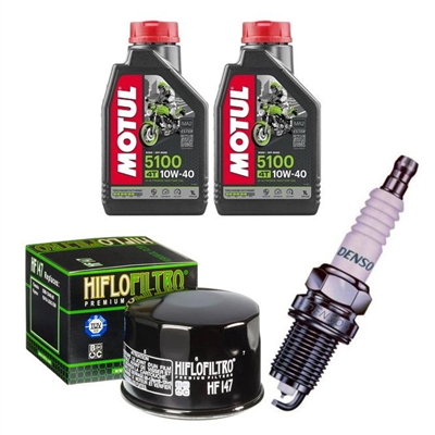 YAMAHA YFM 660 R RAPTOR 2001-2005 olej + filtr HF147 + świeca-55642