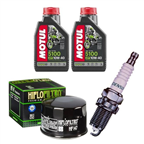 YAMAHA YFM 660 R RAPTOR 2001-2005 olej + filtr HF147 + świeca