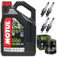 MOTO-GUZZI 1100 GRISO BREVA 1200 SPORT GT NORGE olej + filtr HF551 + świece-55657