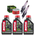 SUZUKI DR 800 S BIG (SR43A/B) 1988-2000 olej + filtr HF137 + świece-55661