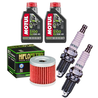 HYOSUNG 125 NAKED 01-11 GV CRUISE GT TTC 07-11 olej + filtr HF131 + świece-55662