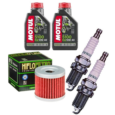 HYOSUNG 125 NAKED 01-11 GV CRUISE GT TTC 07-11 olej + filtr HF131 + świece-55662