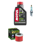 HM MOTO 500 CRE-X 2008-2013 CRM-X 2009-2013 olej + filtr HF116 + świeca