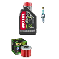 HM MOTO 450 CRE-F CRM-F X 05-2009 ie 2007-2008 olej + filtr HF116 + świeca-104029