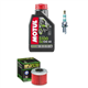 HM MOTO 450 CRE-F CRM-F R 2002-2008 olej + filtr HF116 + świeca-104030