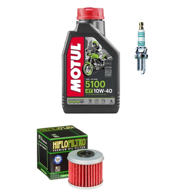 HM MOTO 450 CRE-F CRM-F R 2002-2008 olej + filtr HF116 + świeca-104030