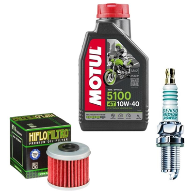 HONDA CRF 450 R 02-08 X 2005-2017 XRL 2015-2016 olej + filtr HF116 + świeca-95124
