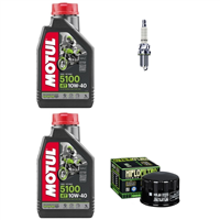 APRILIA 500 SCARABEO LIGHT 2006-2013 olej + filtr HF184 + świeca-104052