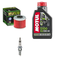 HM MOTO 450 CRE-F CRM-F 2009-2013 olej + filtr HF116 + świeca-104062