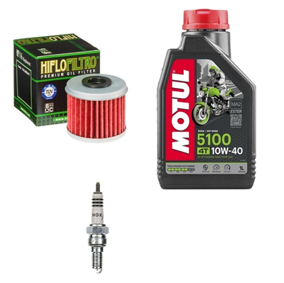 HM MOTO 450 CRE-F CRM-F 2009-2013 olej + filtr HF116 + świeca-104062