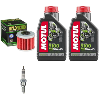 HONDA CRF 250 R / RX 2022-2023 olej + filtr HF116 + świeca-104084