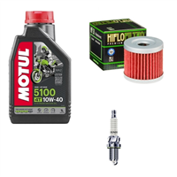 SUZUKI GZ 125 MARAUDER 2004-2007 olej + filtr HF131 + świeca-104090