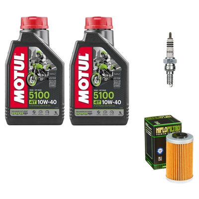 HUSQVARNA FC 450 2014-2015 olej + filtr HF655 + świeca-104092