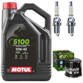 YAMAHA XVS 950 MIDNIGHT STAR BOLT V-STAR 09-15 olej + filtr HF204 + świece-104384