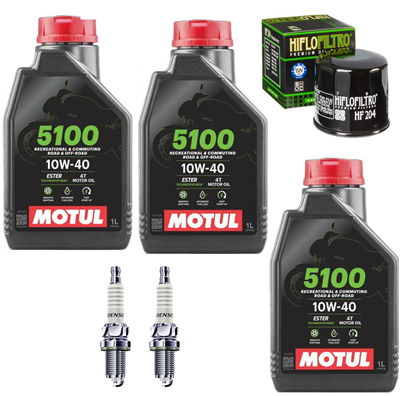 HONDA CB 500 F FA X XA CBR 500 R 2013-2018 olej + filtr HF204 + świece-104818