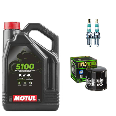HONDA CTX700 14-18 NC700 12-17 NC 750 INTEGRA 14-20 olej filtr HF204 świece-104819