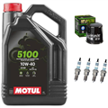 KAWASAKI Z1000 2014-2016 KAWASAKI Z1000 SE 2014 olej + filtr HF303 + świece-104811
