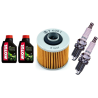 YAMAHA XV 125 VIRAGO 1997-2001 olej + filtr HF145 + świece U20FSR-U-20359