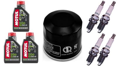 HONDA CBF 600 N NA  S SA 2008-2012 olej + filtr HF204 + świece U24FER9-100588