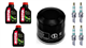 HONDA CBR 600 RR (PC40) 2007-2008 olej MOTUL + filtr HF204 + świece IUH27-20418