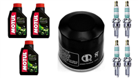 HONDA CBR 600 RR (PC37) 2003-2004 olej MOTUL + filtr HF204 + świece VUH27D-20422