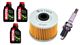 HONDA FX 650 VIGOR (RD09) 1999-2002 olej + filtr HF112 + świeca X24EPR-U9-20423
