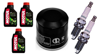 HONDA FJS 400 600 SILVER WING 2001-2013 olej + filtr HF204 + świece U24FER9-20442