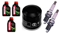 HONDA FJS 400 600 SILVER WING 2001-2013 olej + filtr HF204 + świece U24FER9-20442