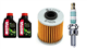 SUZUKI RM-Z 450 05-15 RMX 450 Z 2010-2013 olej + filtr HF207 + świeca IU24A-20490