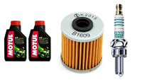 SUZUKI RM-Z 450 05-15 RMX 450 Z 2010-2013 olej + filtr HF207 + świeca IU24A-20490