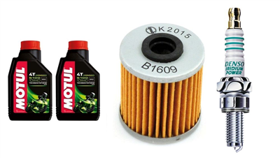 SUZUKI RM-Z 450 05-15 RMX 450 Z 2010-2013 olej + filtr HF207 + świeca IU24A-20490