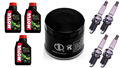 SUZUKI DL 650 V-STROM 2007-2023 olej MOTUL + filtr HF138 + świece U24ESR-N-20495