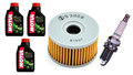 SUZUKI LS 650 SAVAGE BELT 1986-2002 olej + filtr HF137 + świeca X24EPR-U9-20496