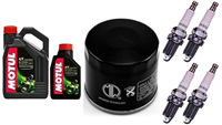 SUZUKI GSX-F GSX 1100 F 1988-1996 olej MOTUL + filtr HF138 + świece X27ETR-20507