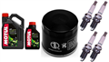 SUZUKI GSX 1100 G 1990-1995 olej MOTUL 5100 + filtr HF138 + świece X27ETR-20508