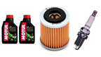 YAMAHA WR 400 F 97-01 WR 426 F 01-02 olej + filtr HF142 + świeca U24ESR-N