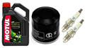 YAMAHA XVS 950 MIDNIGHT STAR 2009-2015 olej + filtr HF204 + świece CPR7EA-9-31296