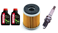 YAMAHA YP 125 R X-MAX 2006-2014 olej MOTUL + filtr HF141 + świeca U27ESR-N-31316