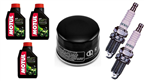 YAMAHA XP500 T-MAX WHITE MAX 2001-2011 olej + filtr HF147 + świece U22ESR-N