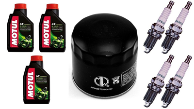 HONDA VT 500 C SHADOW 1983-1987 olej MOTUL + filtr HF202 + świece X24EPR-U9-31332