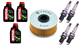 YAMAHA XJ 900 1982-1993 olej MOTUL 5100 + filtr HF144 + świece W24EPR-U-31714