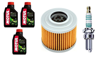 APRILIA PEGASO 650 I.E. CUBE ML 1995-2005 olej + filtr HF151 + świeca IX24-31725