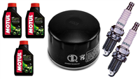 BMW F 800 S / ST / TOURING 2006-2013 olej + filtr HF165 + świece XU24EPR-U-31730