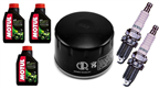 BMW F 800 S / ST / TOURING 2006-2013 olej + filtr HF165 + świece XU24EPR-U