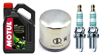 BMW R 850 C 1995-2002 olej MOTUL 5100 4T 10W40 + filtr HF163 + świece IK20-55550
