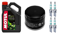 BMW K 1300 GT R S 2009-2014 olej MOTUL 5100 + filtr HF160 + świece IXU27-31755