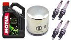 BMW R 1200 C CL (TWIN-SPARK) 2003-2005 olej + filtr HF163 + świece K22TNR-S