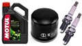 DUCATI 695 696 MONSTER 2006-2014 olej + filtr HF153 + świece XU24EPR-U-31765