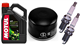 APRILIA SL 750 SHIVER ABS 2007-2014 olej + filtr HF565 + świece U22ETR-31797